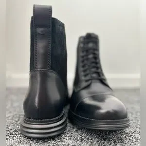 Cole Haan Grand Boots Rare Model Men Size 11M Black Leather Cole Haan | Shoes | Cole Haan Grand Boots Rare Model Men  main image 3